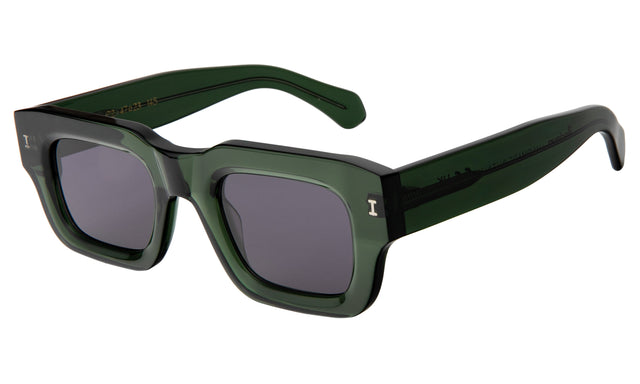 Lewis Sunglasses side view in Pine / Grey Flat