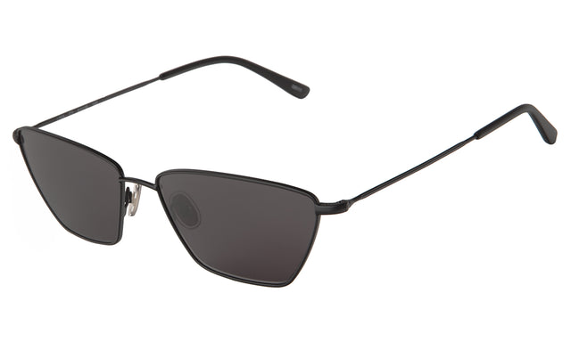 Lima Sunglasses side view in Matte Black Grey