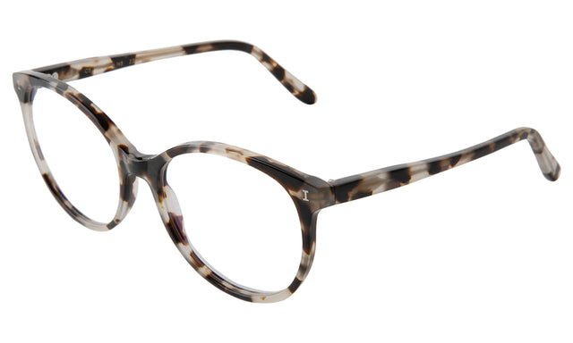 Lisa Optical side view in White Tortoise Optical