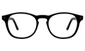 Front view of Lucas Optical in Black/Optical