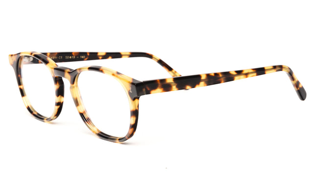 Lucas Optical side view in Tortoise Optical