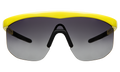 Front view of Managua Sunglasses in Neon Yellow/Grey Gradient