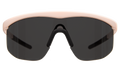 Front view of Managua Sunglasses in Matte Blush/Grey