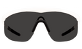 Front view of Managua Sunglasses in White/Grey