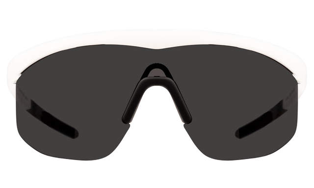  Managua Sunglasses front view in White with Grey