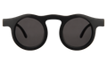 Front view of Marlene Sunglasses in Matte Black/Grey