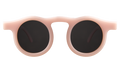 Front view of Marlene Sunglasses in Pale Pink/Grey