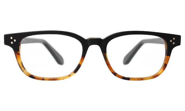 Meadow Optical front view in Half Half Light Tortoise with Optical