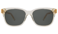 Front view of Mott Sunglasses in Champagne/Olive