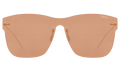 Front view of Newbury II Mask Sunglasses in Bright Rose/Bright Rose