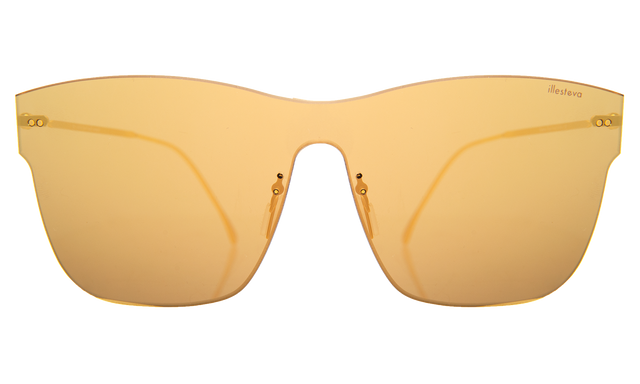 Newbury Mask Sunglasses in Bright Gold Bright Gold