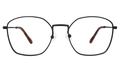 Front view of Orchard Optical in Matte Black/Optical