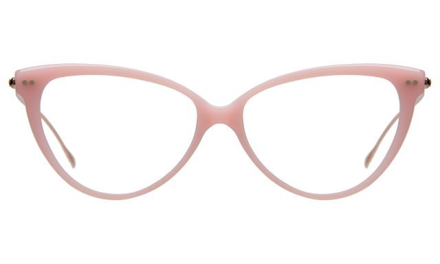 Adriana Optical front view in Pale Pink Optical