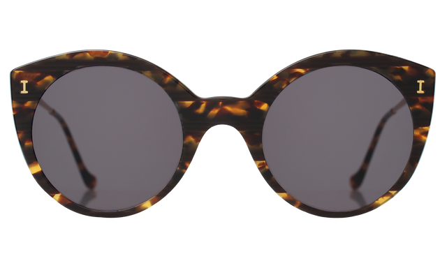 Palm Beach Sunglasses in Tortoise Stripes Grey