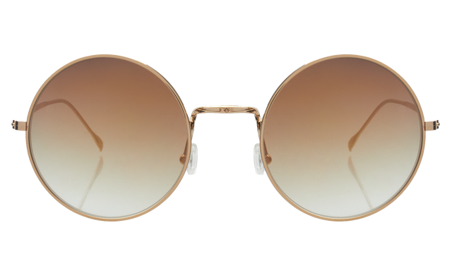 Porto Cervo Sunglasses front view in Gold Gold Gradient