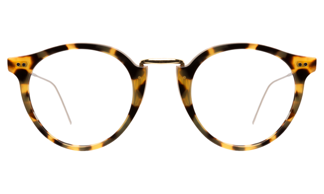 Portofino Optical front view in Tortoise Optical