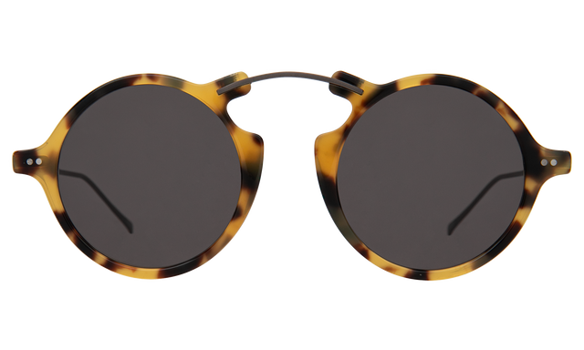 Roma II Sunglasses in Tortoise with Grey Flat