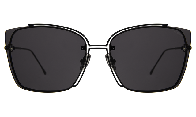 San Isidro Sunglasses in Black with Grey