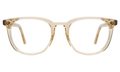 Front view of Saratoga Optical in Caramel/Optical