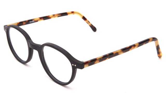 Smith Optical side view in Matte Black/Tortoise Optical