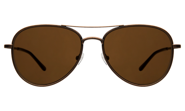 Stanton Sunglasses in Bronze with Brown Flat