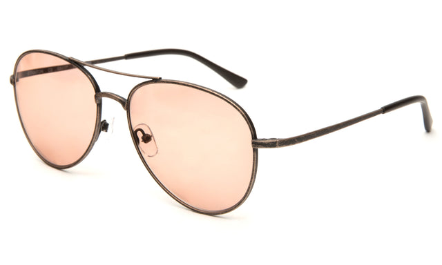 Stanton Sunglasses Side Profile in Bronze / Red See Through