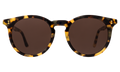 Front view of Sterling Sunglasses in Tortoise/Brown Flat