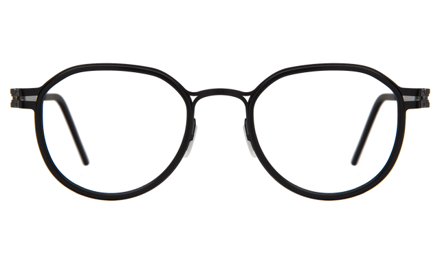 Tompkins Titanium Optical front view in Black/Matte Black Optical