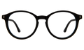 Front view of Twain Optical in Black/Optical