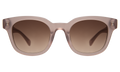 Front view of Vail Sunglasses in Thistle/Brown Flat Gradient