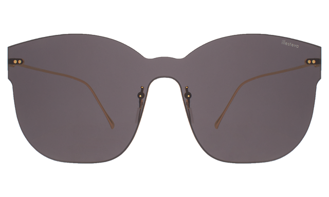 Venice Mask Sunglasses in Grey with Grey