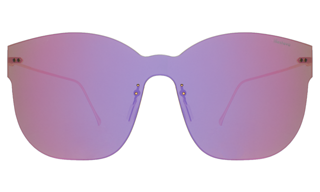 Venice Mask Sunglasses in Pink with Pink