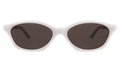 Front view of Vilma Sunglasses in Light Grey/Grey