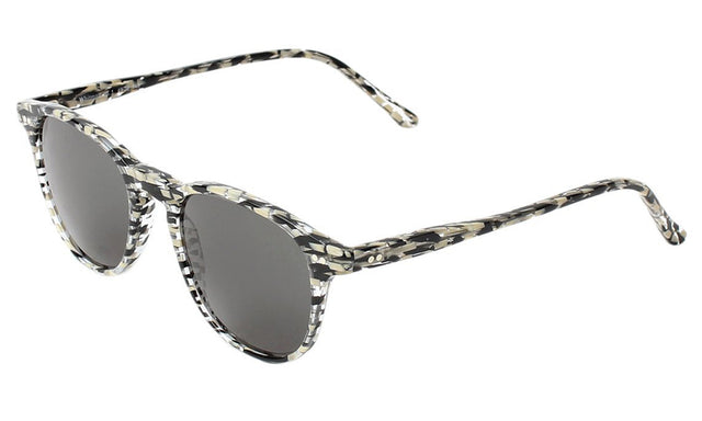 Whitman Sunglasses side view in Shattered Stripes / Grey