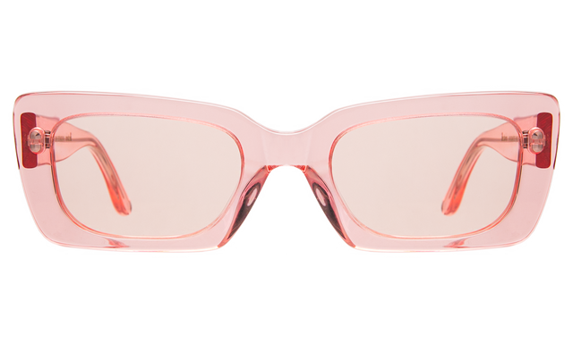 Wilson Sunglasses in Neon Pink with Neon Pink Flat See Through