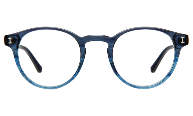 Wyoming Optical front view in Aegean Blue Optical