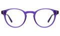 Front view of Wyoming Optical in Violet/Optical